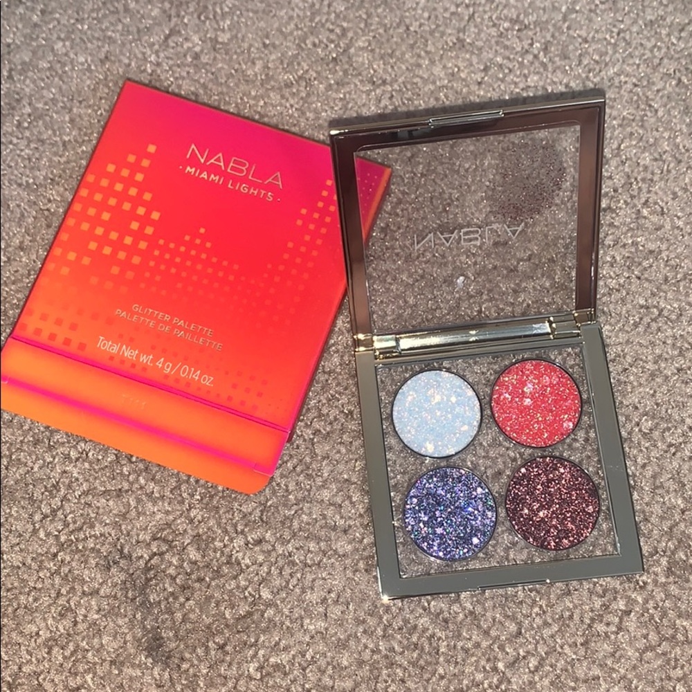 Nabla Miami lights glitter palette